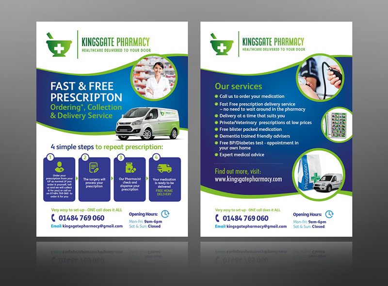 Pharmaceutical Products and Delivery Ad Template - Creatopy